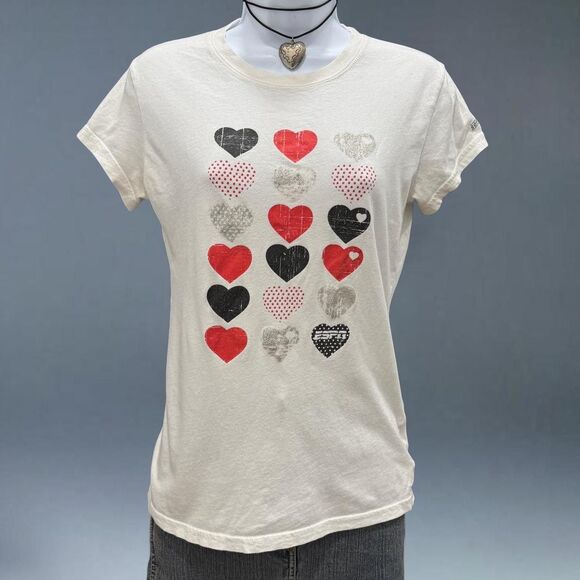 y2k espn heart graphic baby tee - Picture 2 of 8